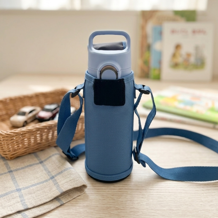 タイガー　水筒　500ml 象印　水筒カバー　入れる